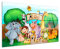 DECLINA, Tableau moderne plexi, tableau mural, impression sur verre acrylique, cadre plexiglass, Tableau verre acrylique imprimée Les animaux du zoo, 50x30 cm