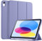 Vobafe Funda para iPad (A16) 11ª Generación 2025 11 Pulgadas/iPad 10ª Generación 2022 10,9 Pulgadas, Parte Trasera de TPU Flexible con Ranura de Lapiz, Lavanda