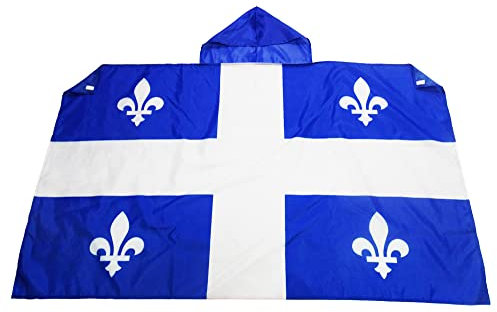 AZ FLAG Bandera de Quebec 150 x 90 cm, Capa Bandera De Quebec 100% poliéster con mangas integradas, Body Flag