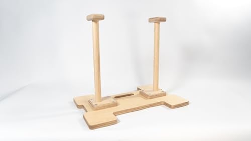 woodaboo Handstand Canes Akrobatik Trainer Parallettes Barren Calisthenics Handstand Trainer Gymnastic Equipment Ballance Trainer Assist Cane Yoga (Griffhöhe ca.55 cm)