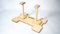 woodaboo Handstand Canes Akrobatik Trainer Parallettes Barren Calisthenics Handstand Trainer Gymnastic Equipment Ballance Trainer Assist Cane Yoga (Griffhöhe ca.55 cm)