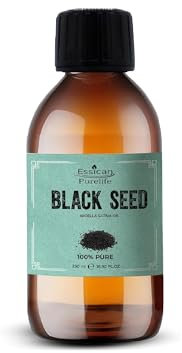 Pure Black Seed Oil 250ml, 100% Pure Natural Black Cumin Seed Oil, Cold Pressed Kalonji Oil for Skin, Hair, Nails & Body Oil – Natural Oil, Rich in Omega 3 6 9 in Oil Bottle for Hair