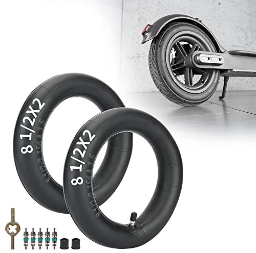 RUTU 2-Pack 8.5 inch Inner Tube Thick Scooter Tube Universal 8 1/2 x2 Inflated Tube Replacement for Gotrax GXL Hiboy S2 Xiaomi M365 Pro Pro2 1S MI3 Lite and 8.5 Inch Electric Scooters
