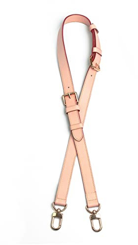 jiesinlov Vachetta Ersatz-Schulterriemen aus Leder, verstellbarer Schultergurt für KEEP ALL (1,0 Breite, drei Segmente verstellbar 26,8–47,2 Länge)