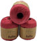 120 Gramm Fibra Natura Raffia Bast-Garn, 100% Viskose/Zellulose, Makramee Kordel Naturgarn einfarbig (bordeaux 116.-27)