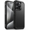 JETech Case for iPhone 15 Pro Max 6.7-Inch, Heavy Duty Dual-Layer Rugged Protection, Shockproof Protective Tough Phone Cover with Matte Back (Black)