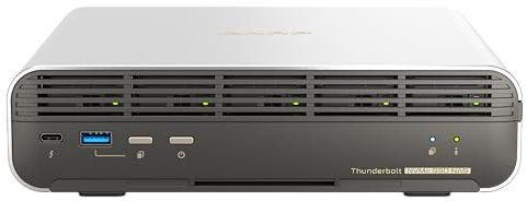 QNAP TBS-h574TX-i5-16G Thunderbolt Compact All-Flash | 5 x E1.S or M.2 SSD