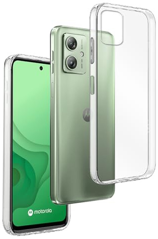 REY Transparent Silikonhülle TPU für Motorola Moto G54 5G, Handyhülle Premium Kratzfest TPU Durchsichtige Schutzhülle, Ultradünne 0,33 mm