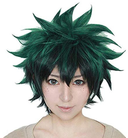 Cosplay Perücke-Mein Held Academia Izuku Midoriya Perücke Boku Kein Held Academia/Akademie Cosplay Haar Izuku Midoriya Deku Perücke Cosplay Perücke