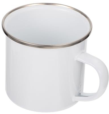 Garneck 2 Pièces Tasse En Émail À Transfert Thermique Tasse À À Jus De Bricolage Personnalisée Bricolage Vierge De Sublimation