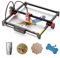 Coolook Laser Graviermaschine 20W, 96W Laser Engraver Cutter mit 418x418 mm Arbeitsbereich, 30000mm/min Gravurgeschwindigkeit, Laser Cutter für Holz, Metall, Glas, Acryl, Lasergravur Maschine DIY