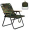 T-ZBDZ Campingstuhl Faltbar Klappstuhl Faltstuhl Camping, Klappbare Campingstühle mit Armlehnen, Tragbarer Camping Stuhl Gartenstuhl Anglerstuhl, für Picknick Angeln Strand Garten - Tarnfarbe