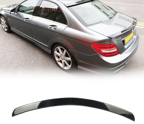 MUTUSAISI Car Rear Boot Lid Spoiler Lip Wing Fit For Mercedes Benz C Class W204 2008-2014 Saloon C180/ C200/ C220/ C250/ C280/ C320/ C350/ C63 Style Accessories