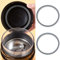 Lot de 2 joints de mixeur avec lèvre, joints d'étanchéité en silicone, joints en caoutchouc, joints de rechange pour joints d'étanchéité en caoutchouc Nutribullet avec lèvre