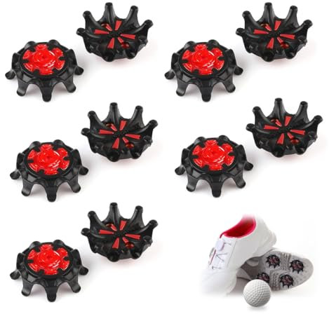 QIBZI Clavos de golf,10 tacos de golf, repuesto de tacos de golf, repuesto para golfistas, fácil de instalar