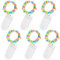 Jsdoin LED Mini Lichterkette mit Batterie, 6x20er Micro Lichterkette außen Batterie, 2M DIY kleine Lichterketten Wasserdicht für Party Hochzeit Weihnachten Beleuchtung Deko (Mehrfarbig)