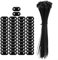 Kit de montage brise-vue en PVC résistant aux intempéries pour tapis de protection contre les regards indiscrets pour jardin, pelouse (50 pièces)