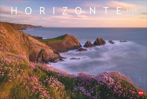 Horizonte - Kalender 2026 - Heye-Verlag - Fotokalender mit atemberaubenden Fotos - 58 cm x 39 cm