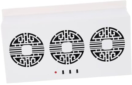 MUCKLILY ventilador de coche mini aire acondicionado para coche aires acondicionados portatiles para auto ventilador del radiador eléctrico del coche enfriador de coche solar AbS