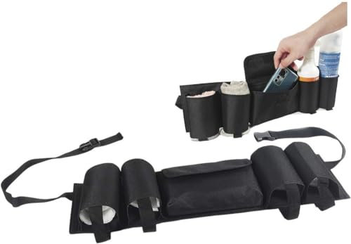 HiyyFloy Cleaning Tool Belt, Adjustable Cleaning Bottle Holster Belt, Window Cleaning Belt, Tool Storage Belt with Pockets for Housekeeping Cleaning Caddy