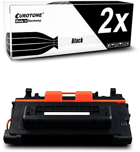Eurotone Toner 2X Toner kompatibel für HP Laserjet Enterprise M501 M506 M527 ersetzt CF287A 87A Black
