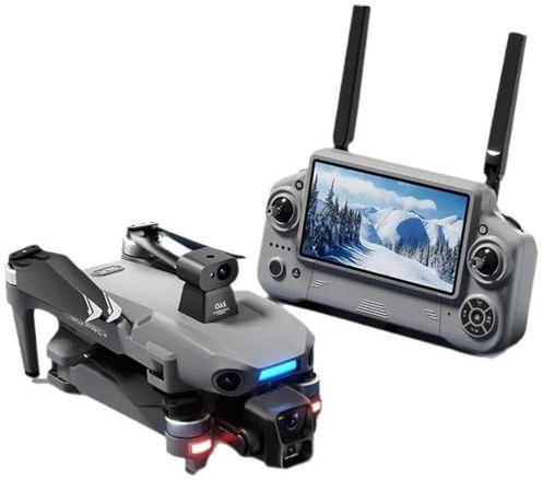 LKHLTBF Triple Battery,Drone Professionale s880 p7 Max con Controllo su Grande Schermo, Trasmissione di Immagini a Lunga Distanza di 12 chilometri, Gimbal a 3 Assi