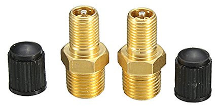 MOMOALA 1/8Inch Npt Nickel Plaqué Laiton Valve De Remplissage De Réservoir De Compresseur Schrader