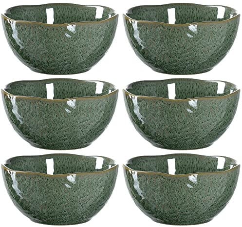 LEONARDO HOME Matera Cuenco de cerámica de 12 cm, Color Verde