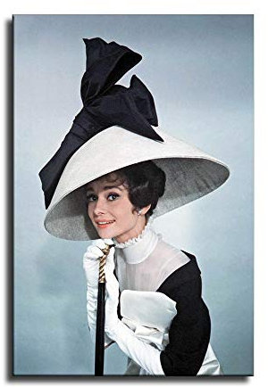 Kunstdruck auf Leinwand „My Fair Lady“, Vintage-Stil, Leinwandkunst, Poster, Wandkunst, Kunstdruck, modernes Familienschlafzimmer, Kein Rahmen, 12x18inch