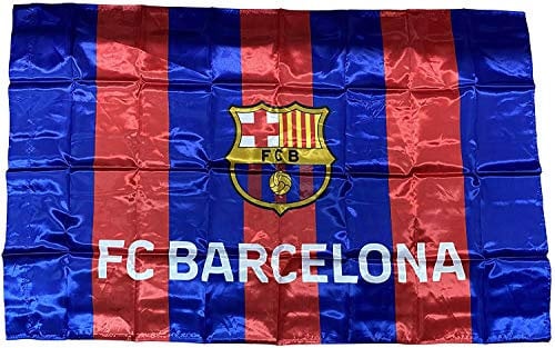 Vertikale Flagge des FC Barcelona, lizenziertes Produkt, Maße 100 x 150 cm, Kleidung aus Polyester