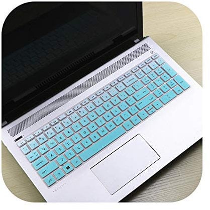 Keyboard cover Gradualskyblue Keyboard Cover for HP Pavilion 250 G7 255 G7 G6 256 G6 258 G7 Silicone Keyboard Cover