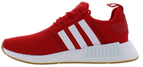 adidas Superstar W Damen-Sneaker, Lebendiges Rot, Wei , Gummi, 43 1/3 EU