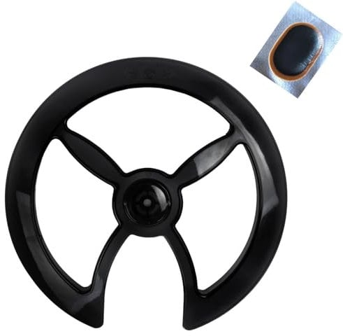 M-Wave Kettenschutzscheibe Kettenschutz - 46-48 Zähne Schwarz inkl. maxxi4you Reflexband
