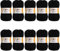 Wollidu Mila Garn zum Häkeln und Stricken 10 x 50g/133m Strickgarn 100% Polyacryl Häkelgarn Schwarz