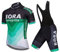 HOMTOL Abbigliamento Ciclismo Set Manica Corta Tuta Ciclismo Uomo Completo Ciclismo Estivo Per Bici Da MTB Con Pantaloncini Imbottiti in Gel Traspirante e Ad Asciugatura Rapida
