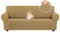 Jaotto Sofabezug 4 Sitzer Elastischer Stretch Spandex Sofa Überwürfe Sofahusse Antirutsch Waschbar Sofaschoner Couchbezug für Sofa mit Armlehne,Jacquard#Kamel