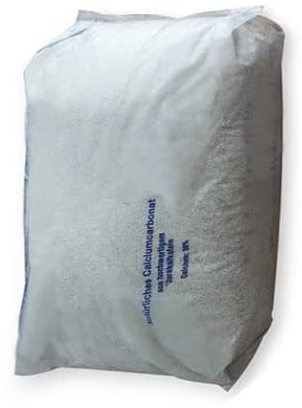 Calciumcarbonat Juraperle zur Entsäurung und Aufhärtung und Regulierung abgebundener freier Kohlensäure durch Zunahme der Säurekapazität für die Trinkwasseraufbereitung 25Kg Sackware 1-2mm Körnung
