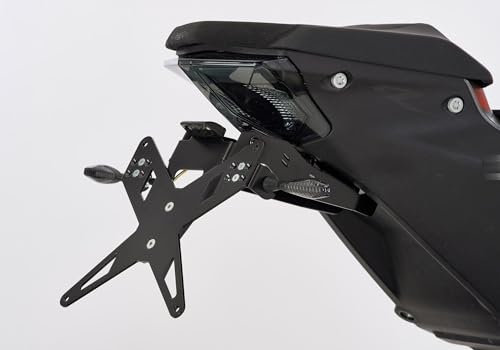 PROTECH Kennzeichenhalterset inkl. Reflektor und Kennzeichenbeleuchtung kompatibel mit DUCATI 1290 Super Duke R KTM Superduke Bj. 2020-2023