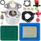 ZAMDOE 499059 Carburador Filtro de Aire para Briggs & Stratton 799869 497586 792253 122T02 122K02 122M02 5hp 6hp 6.5hp 6.7hp Motores de cortacésped para Troy Bilt generador de Lavadora a presión