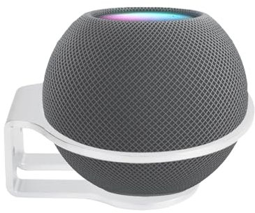 Tbest Homepod Wandhalterung - Lautsprecher Ständer aus Aluminiumlegierung für Homepod - Silber