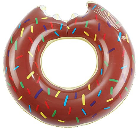 Qepakui Schwimmring, Aufblasbarer Schwimmring, Donut Förmiger Schwimmring, Aufblasbarer Schwimmsitz Für Erwachsene Kinder Sommer Schwimmring Wasser Spielzeug
