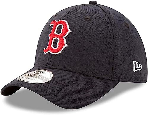 New Era MLB Team Classic 39Thirty Stretch Flex Fit Hat Cap, Boston Red Sox, S-M