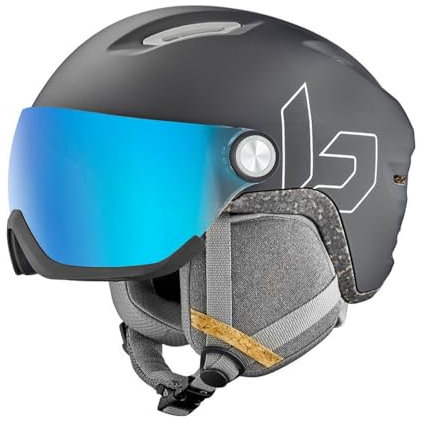 Bollé - V-Atmos, Black Matte, Photochromic Blue, Large, Snow Helmets, Unisex, Adult