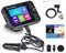 Inefala DAB Dab+ - Adaptador para radio de coche, pantalla LCD colorida de 2,4 pulgadas con manos libres Bluetooth, transmisor Dab, transmisor FM, AUX in/out, TF Card Music Play, cargador de coche