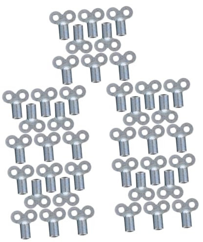 OSALADI 5sets Radiator Air Vent Key Kit Radiator Key Gas Tail Universal Bleeding for 8pcs*5