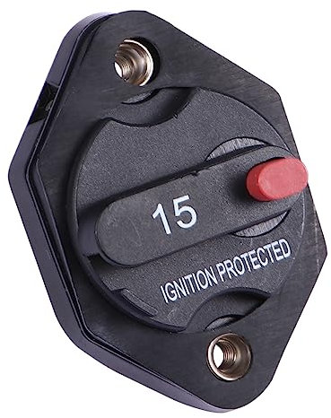 TINEASUR Protecteur De Surintensité De Disjoncteur D'Onduleur De Camping-Car Fusible De Voiture En Pvc Noir