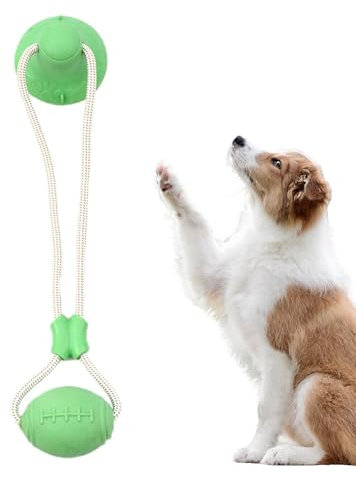 Huayeex Jouet à Ventouse pour Chien - Jouet à mâcher pour Chien - Jouet à mâcher pour Chien - Jeux d'ennui pour Le Jardin, Les Dents, de rivière