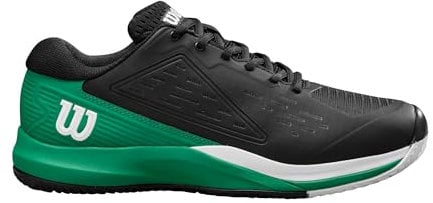 Wilson Men's Rush PRO ACE Clay Tennis Shoe, Black/Bosphorus/White, 8.5 UK