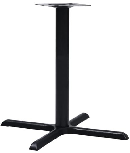 WSJHUHK Home-Tischzubehör, Tischbeine, Bistro-Tischbein, schwarz, 76 x 76 x 72 cm, Gusseisen