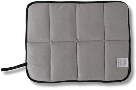 Dalisa Outdoor Sitzkissen Grau | Wasserdicht, Kompakt & Atmungsaktiv | 30x40 cm Faltbar & Leicht | Ideal für Stadion, Wandern, Camping & Garten